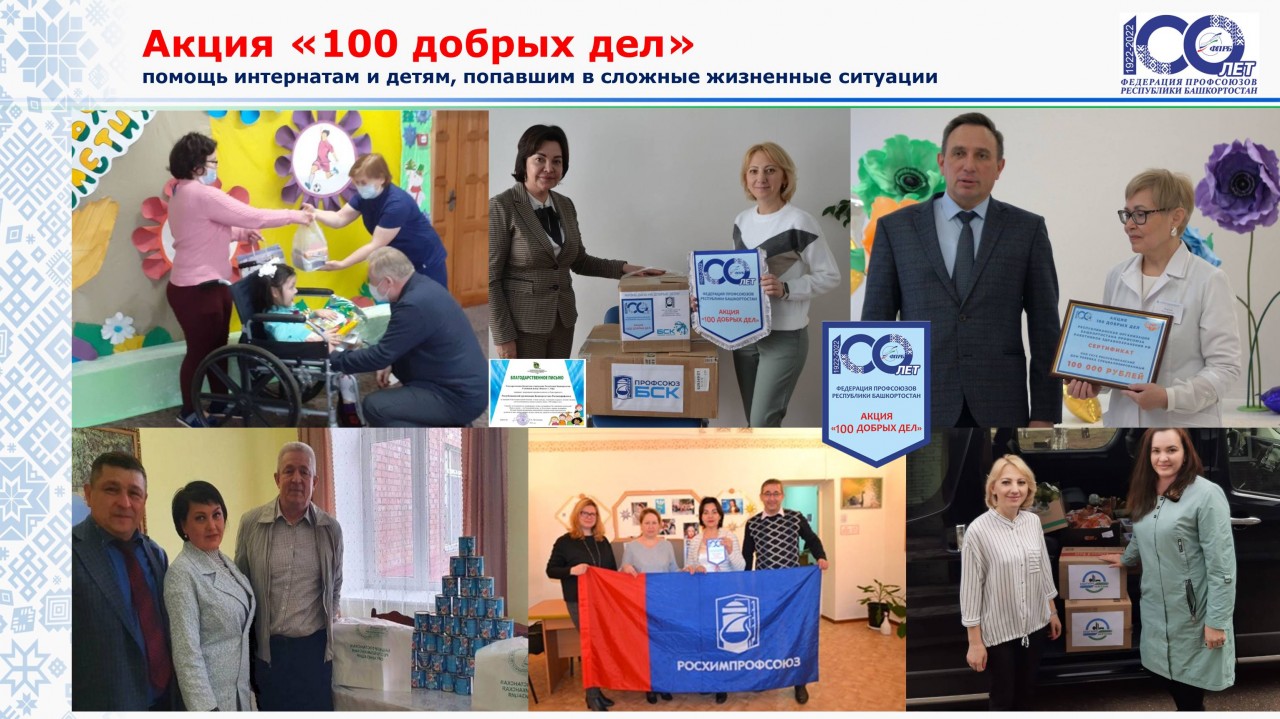 Акция «100 добрых дел»