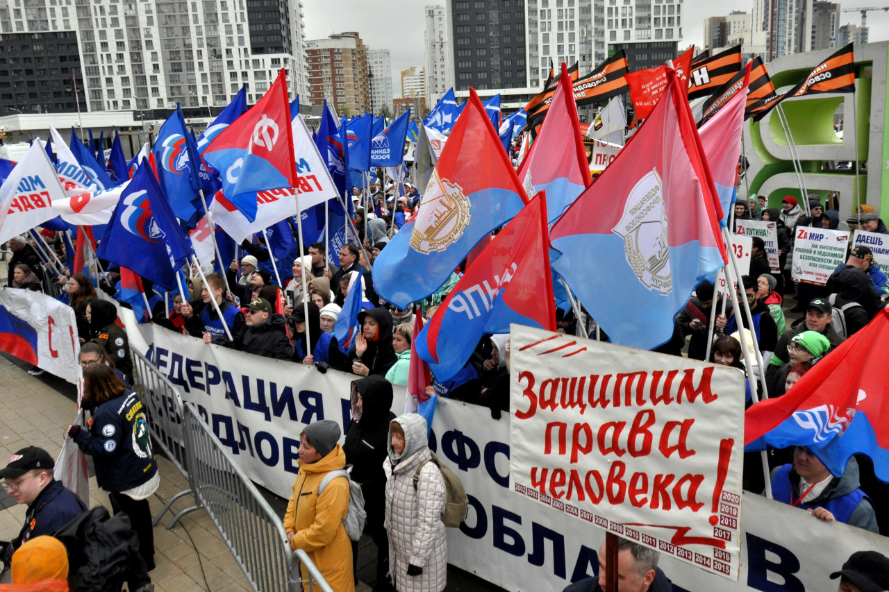 Самая масштабная в 2024 году Первомайская акция профсоюзов в России