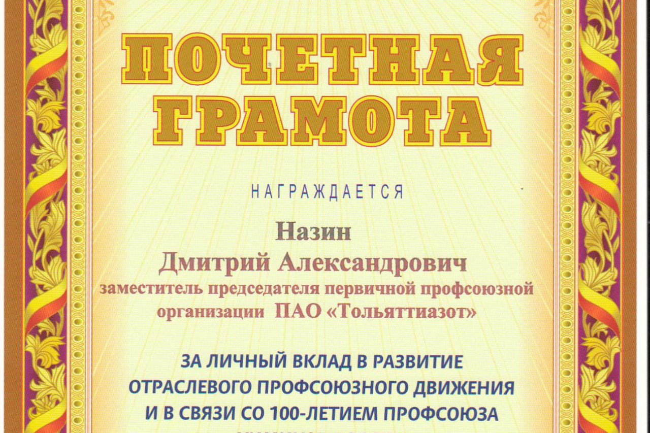 Назин Дмитрий Александрович