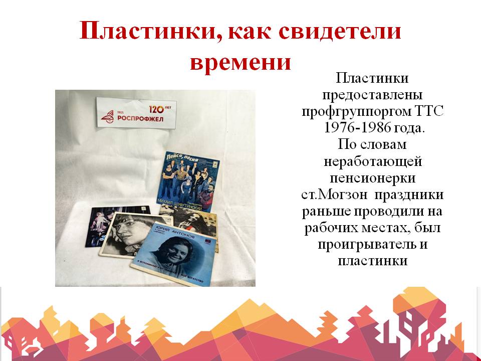 «Профсоюзный билет 1929 года, портфель участника съезда и пластинки Ю. Антонова»