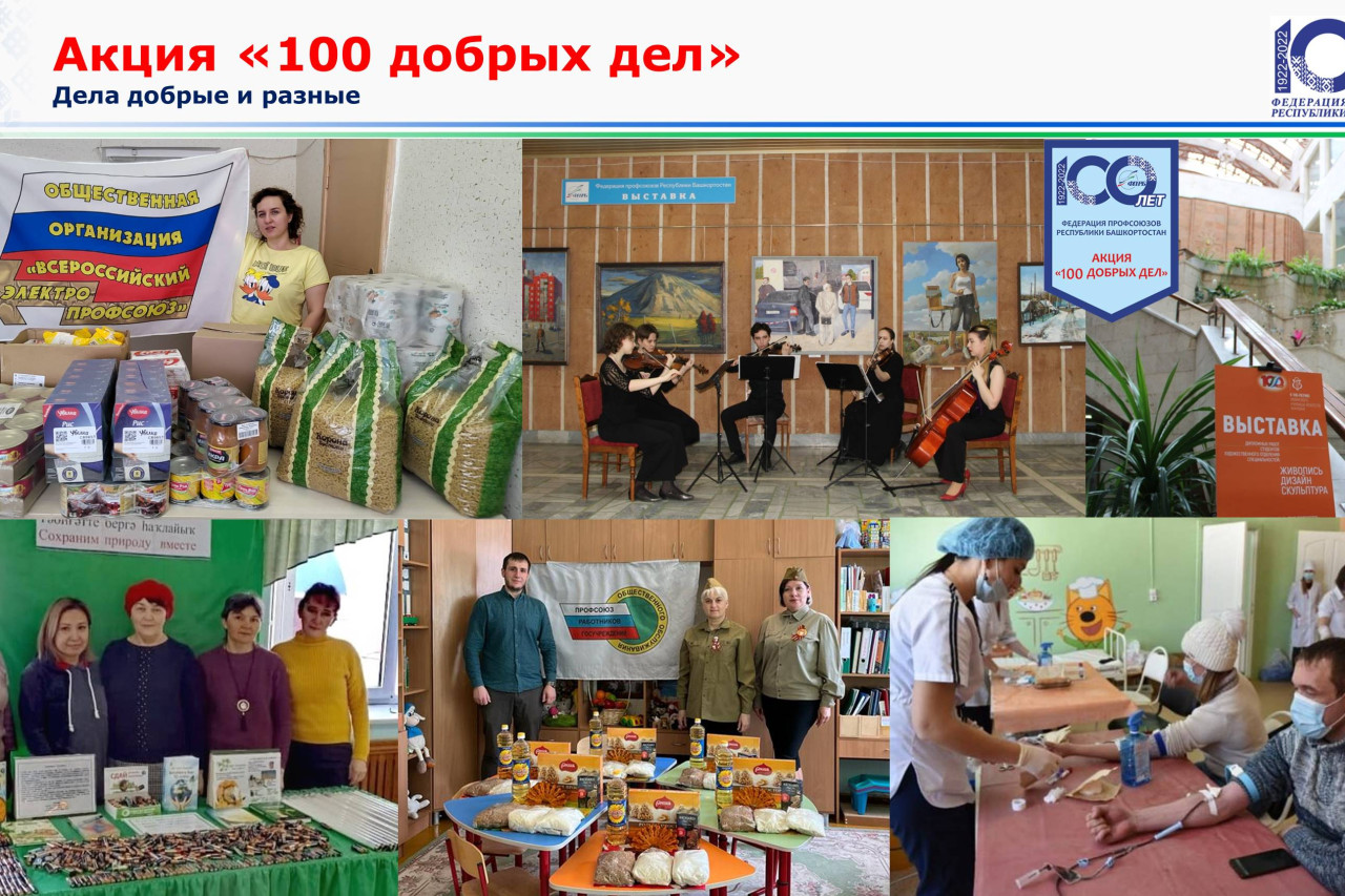 Акция «100 добрых дел»