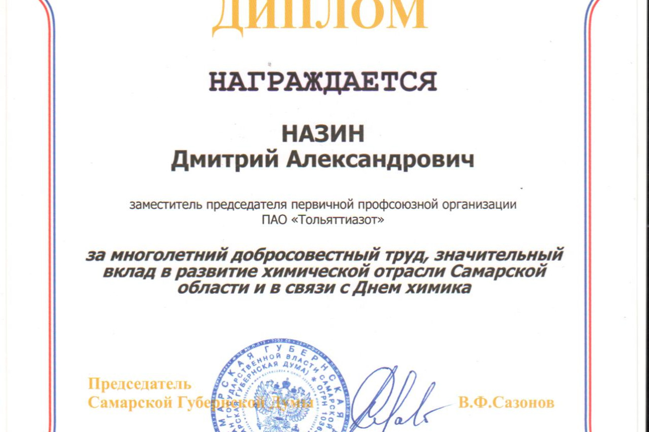 Назин Дмитрий Александрович