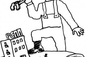 Бизнесмен и его сантехник Бизнесмен и его сантехник